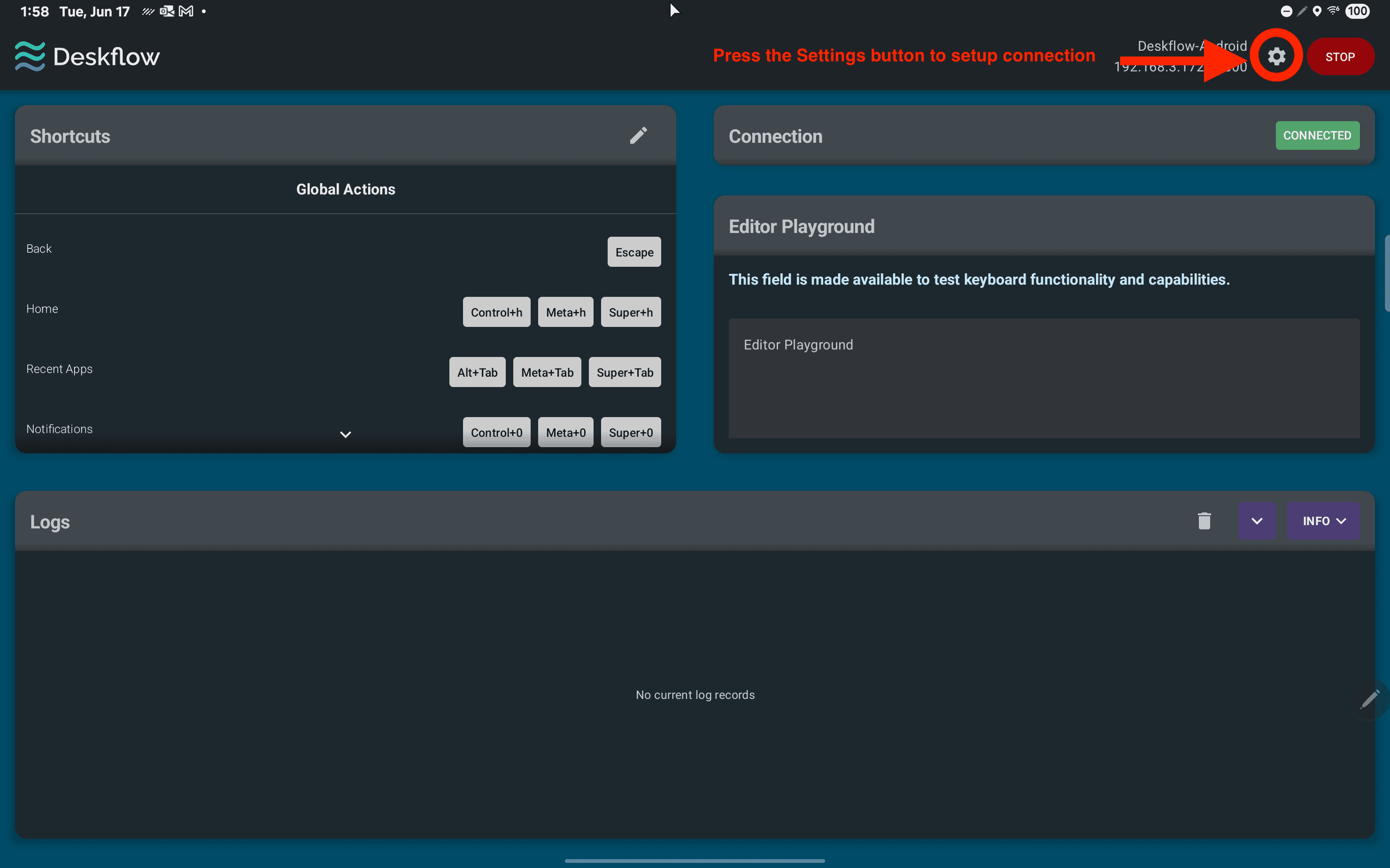 Скриншот 4 — Deskflow Android