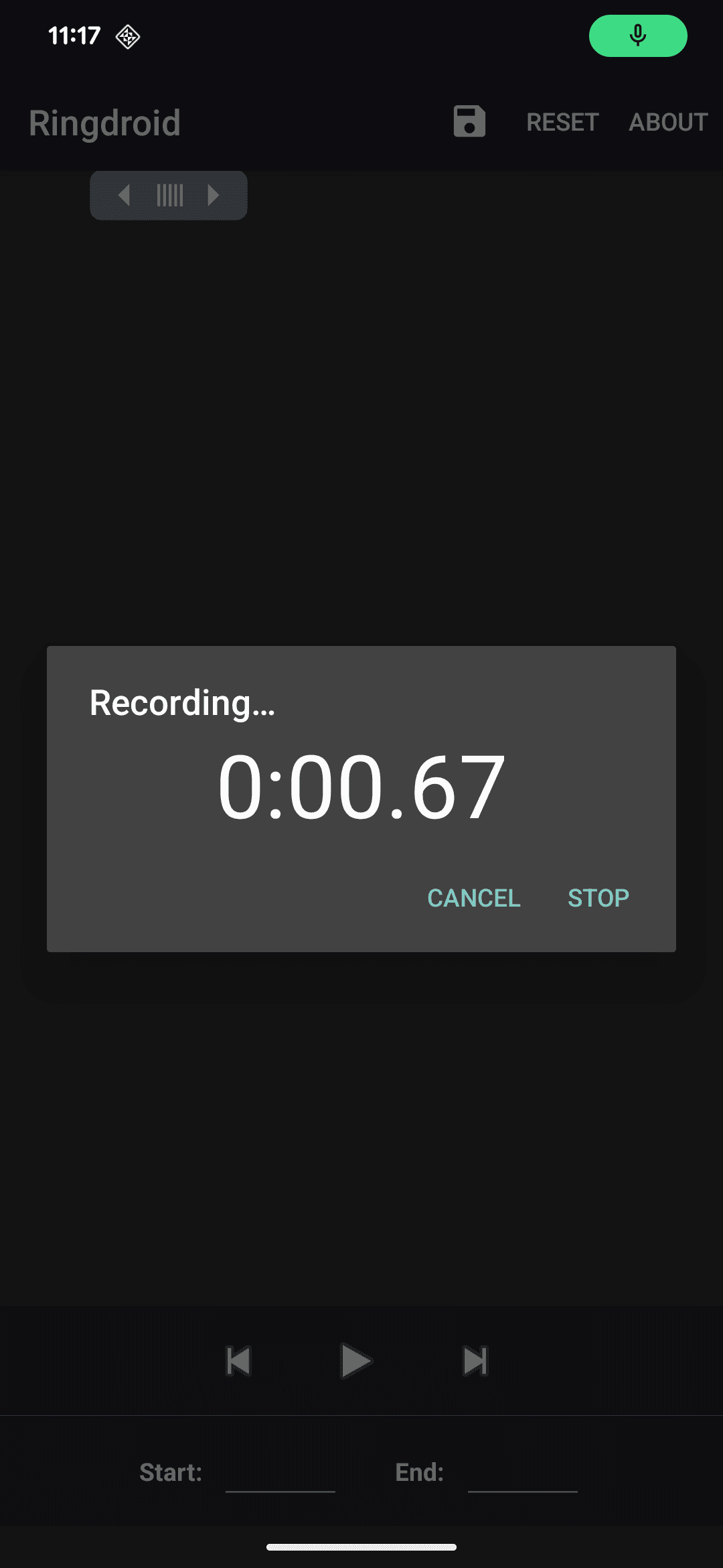 Скриншот 3 — Ringdroid - Ringtone editor