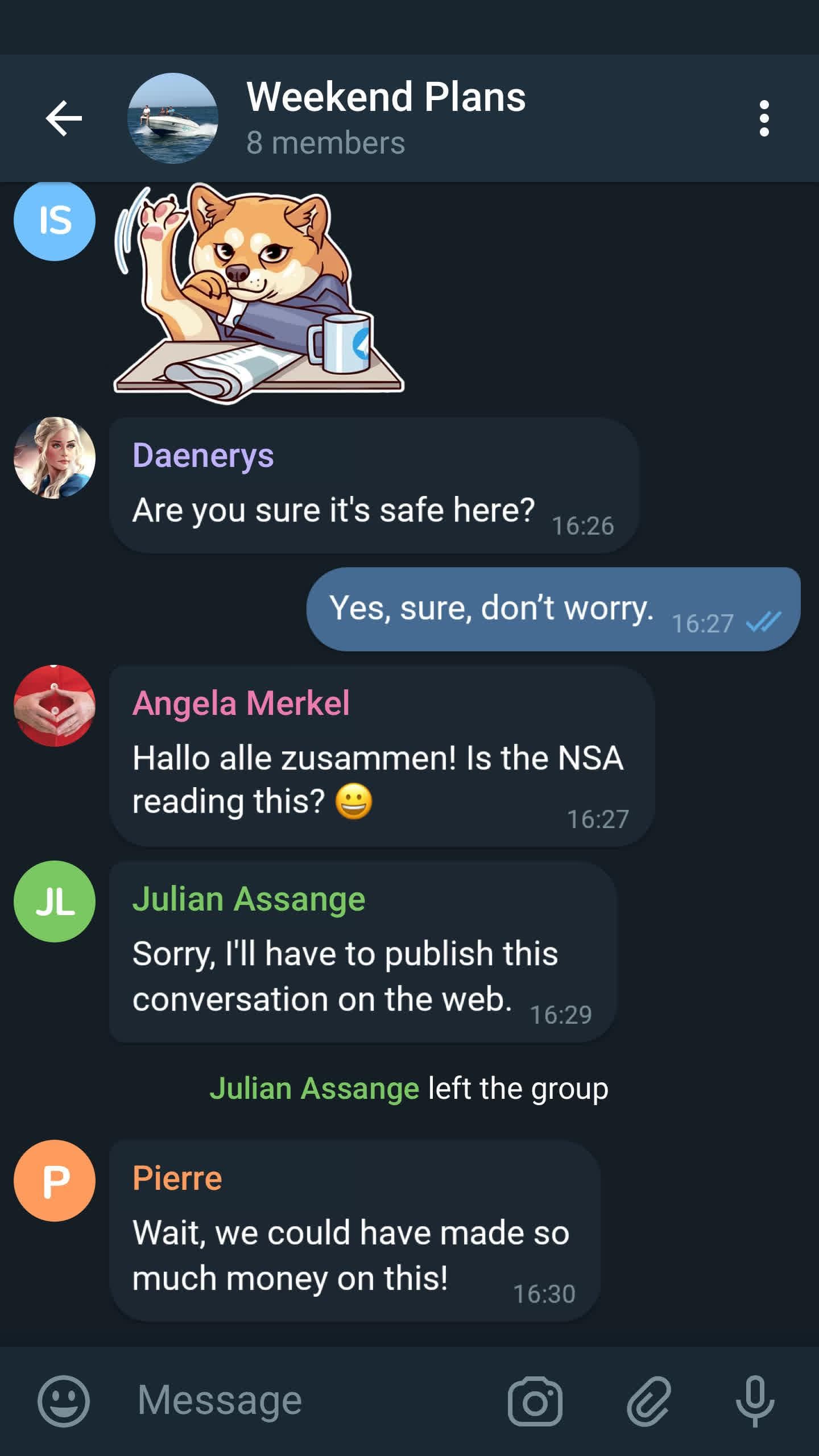 Скриншот 2 — Telegram X FOSS