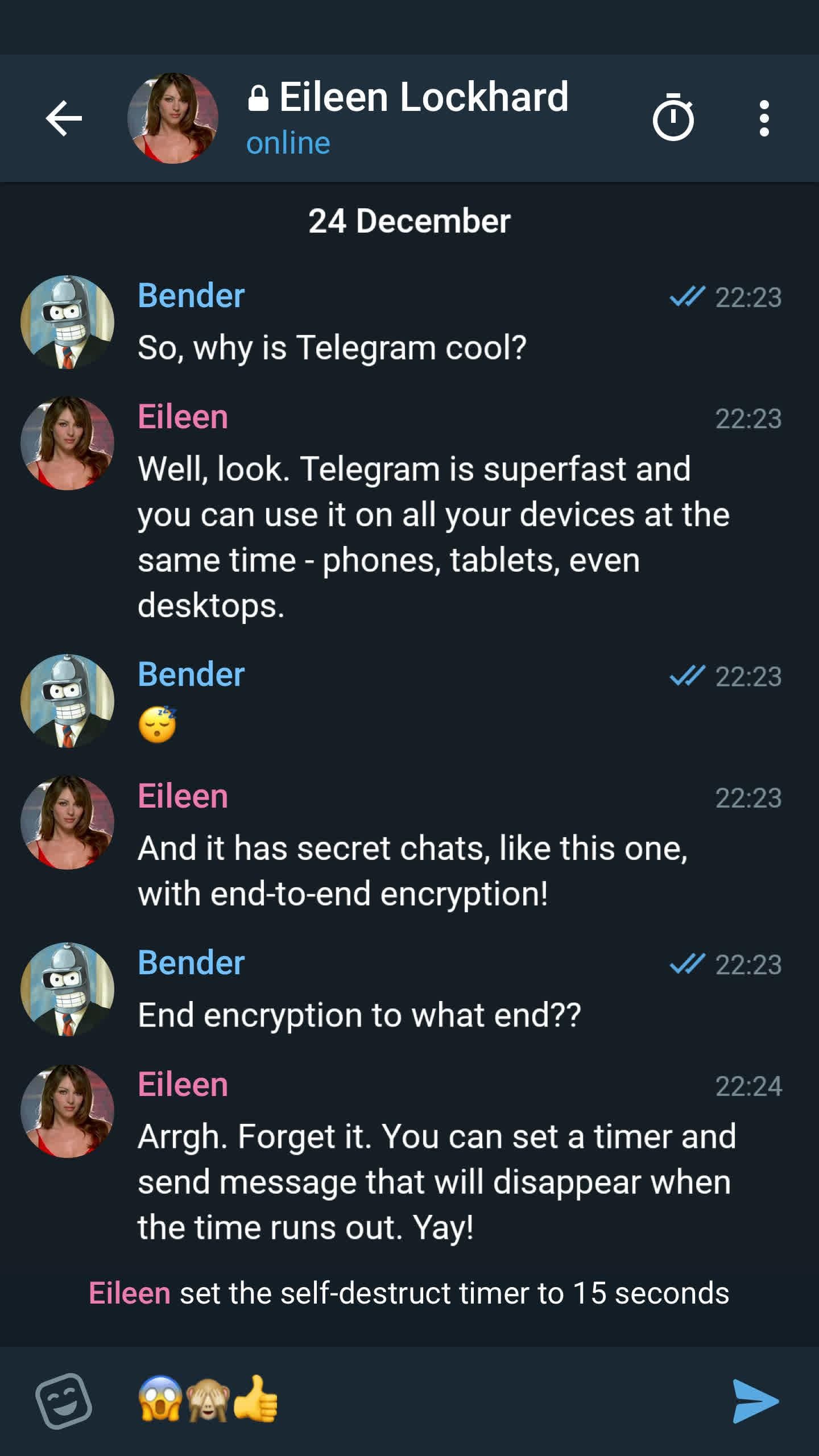 Скриншот 3 — Telegram X FOSS