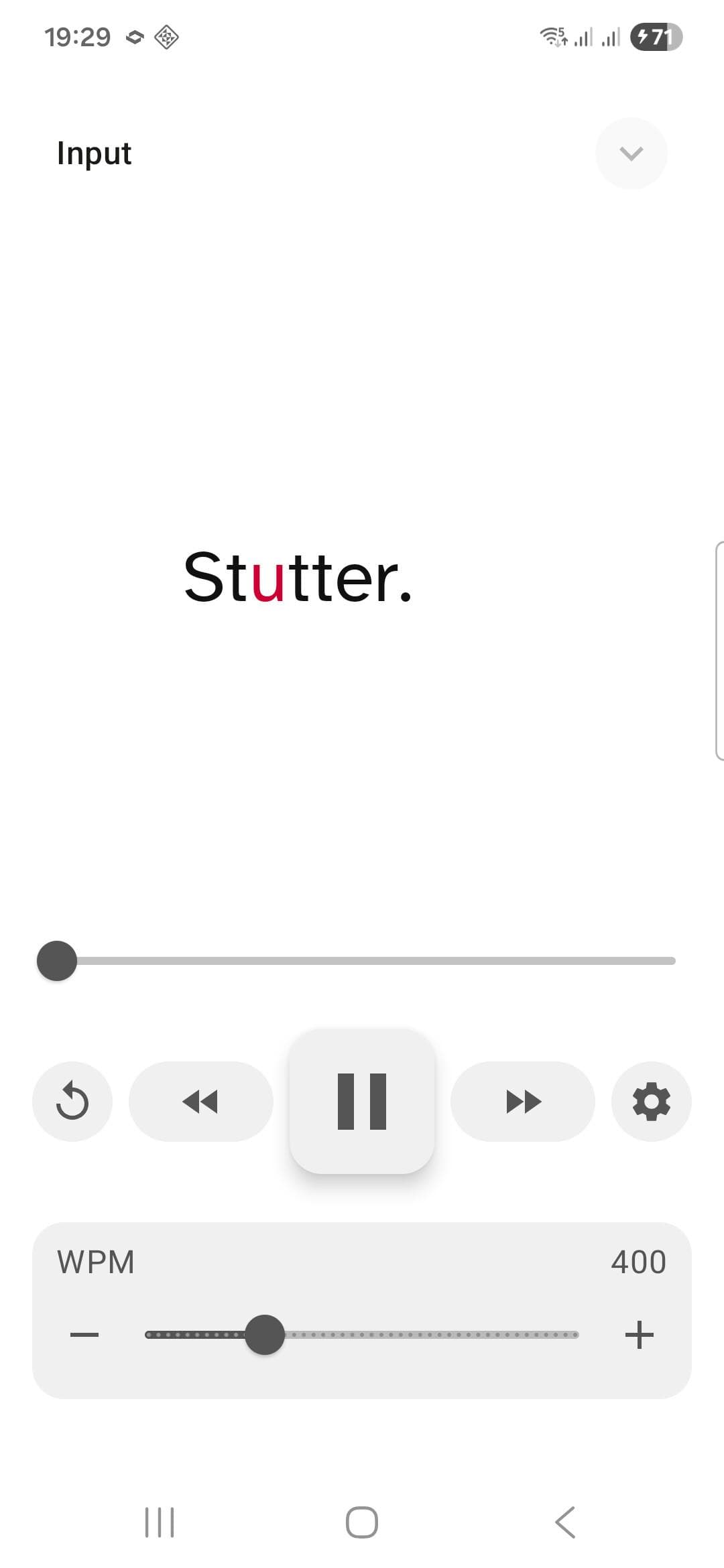 Скриншот 2 — Stutter