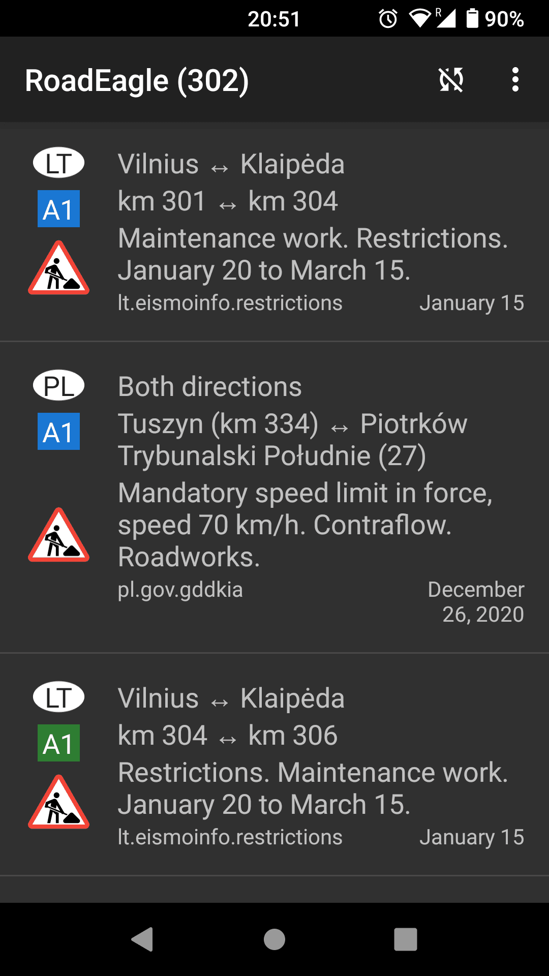 Скриншот 2 — RoadEagle