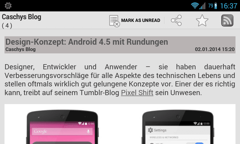 Скриншот 3 — TTRSS-Reader