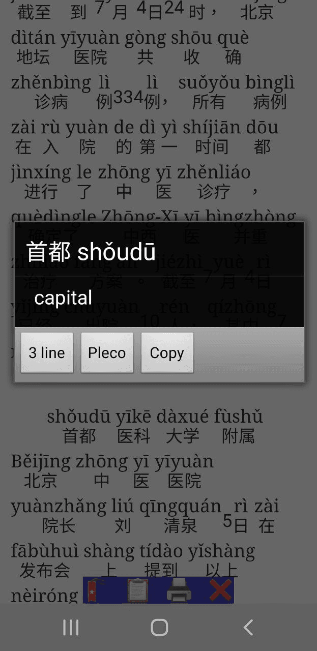 Скриншот 1 — Pinyin Web & EPUB and topolects