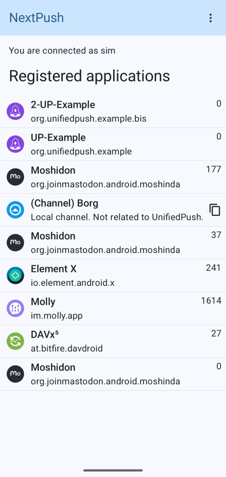 Скриншот 2 — NextPush