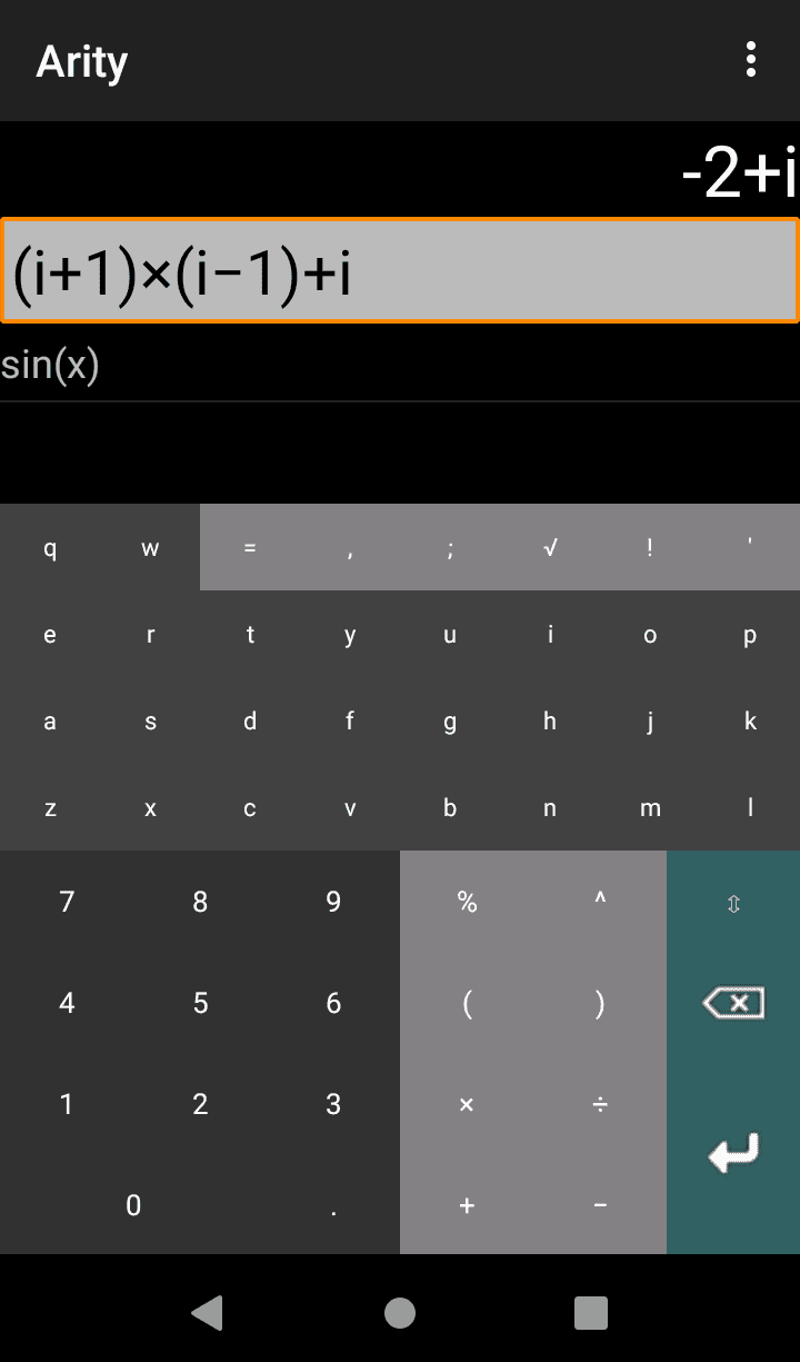 Скриншот 1 — ArityCalc
