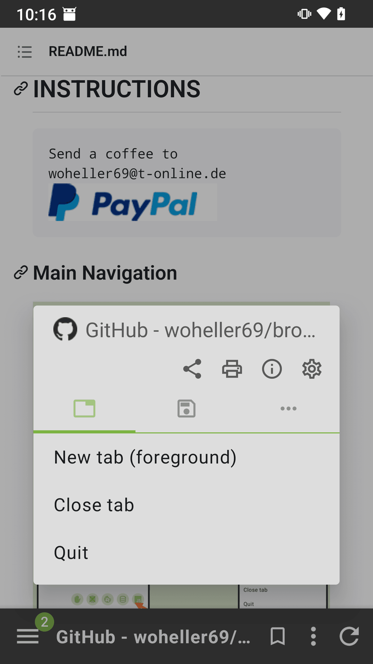 Скриншот 4 — FREE Browser