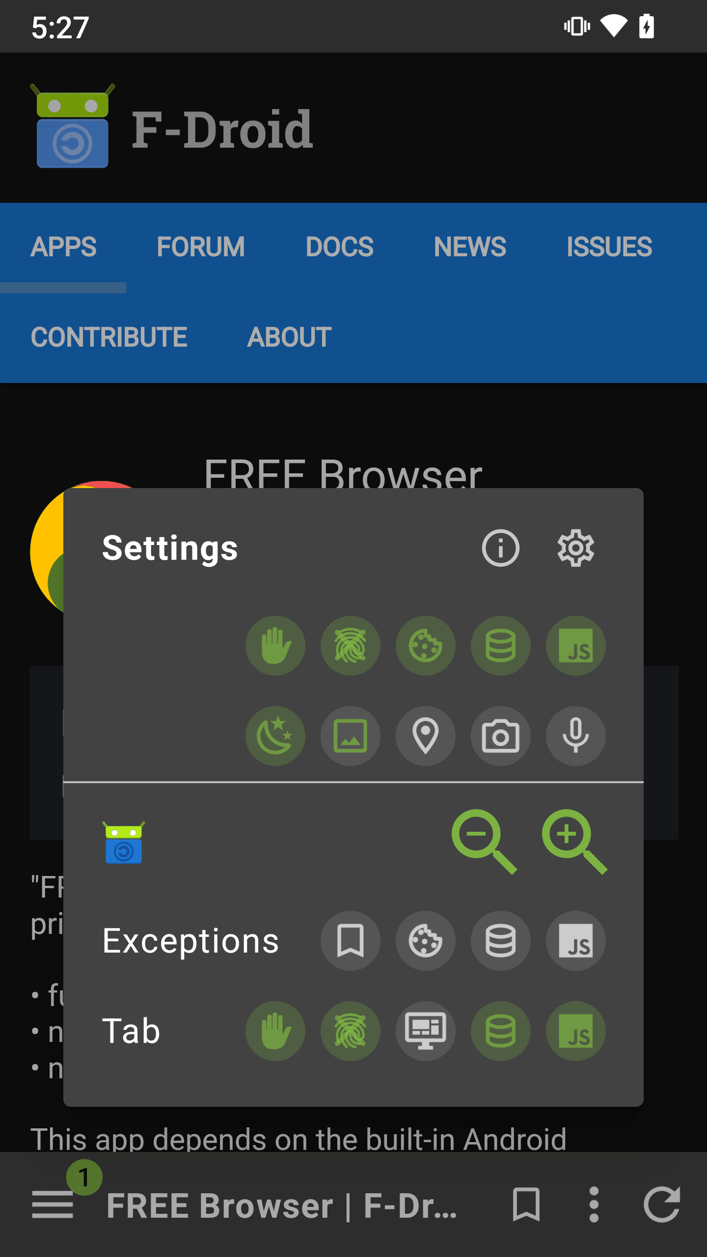 Скриншот 5 — FREE Browser