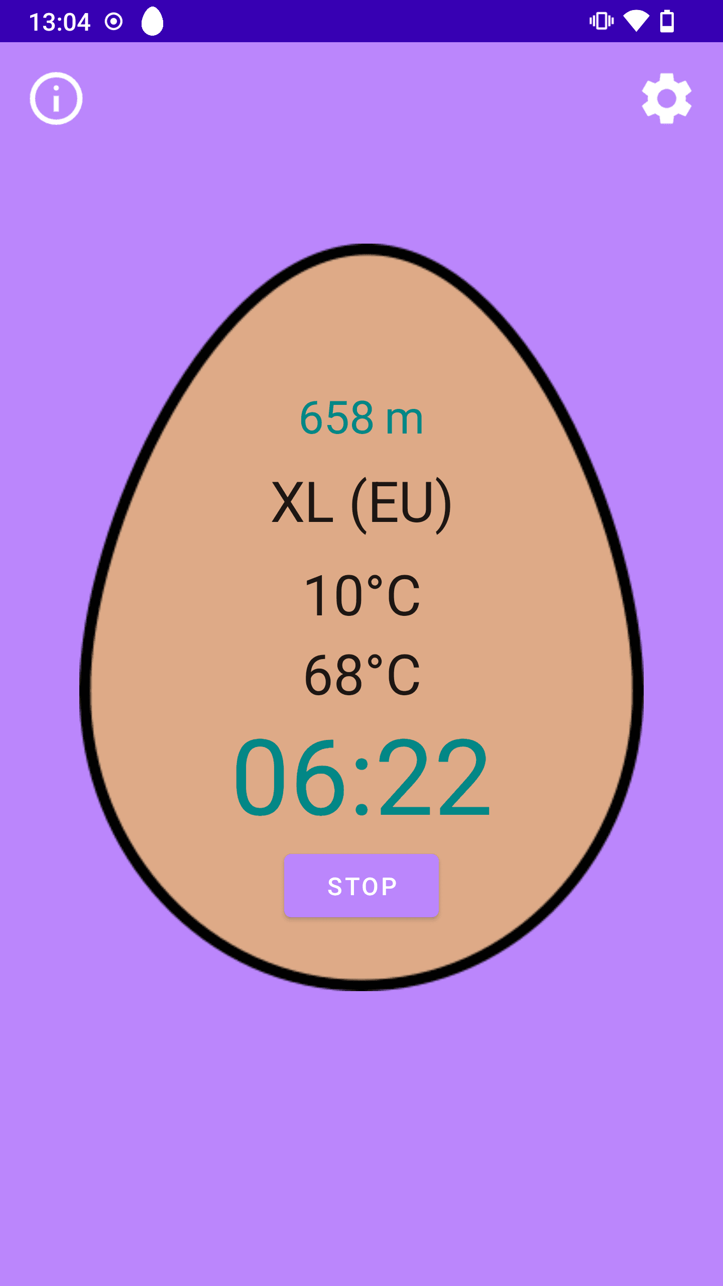Скриншот 1 — Smart EggTimer