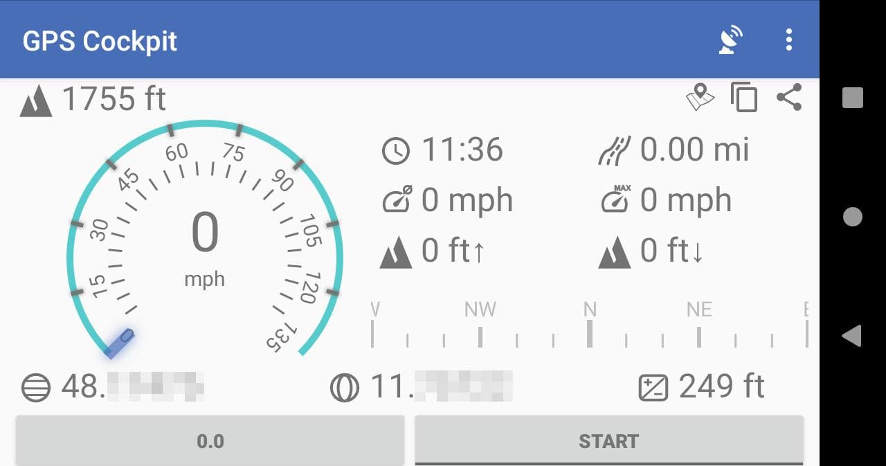 Скриншот 2 — GPS Cockpit