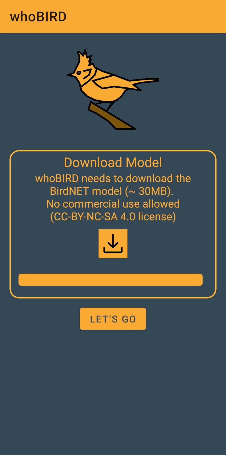 Скриншот 1 — whoBIRD