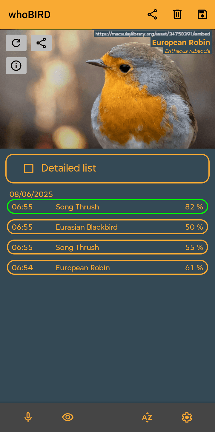 Скриншот 3 — whoBIRD