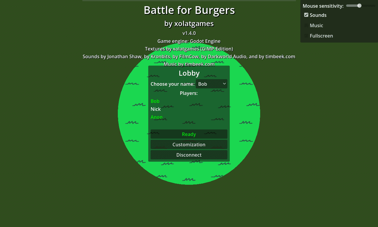 Скриншот 2 — Battle for Burgers 🍔🍔🍔