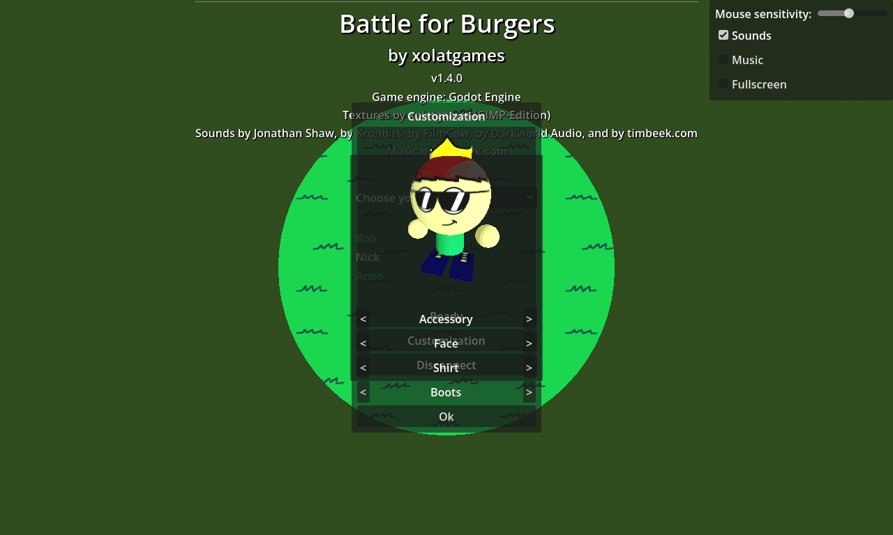 Скриншот 3 — Battle for Burgers 🍔🍔🍔