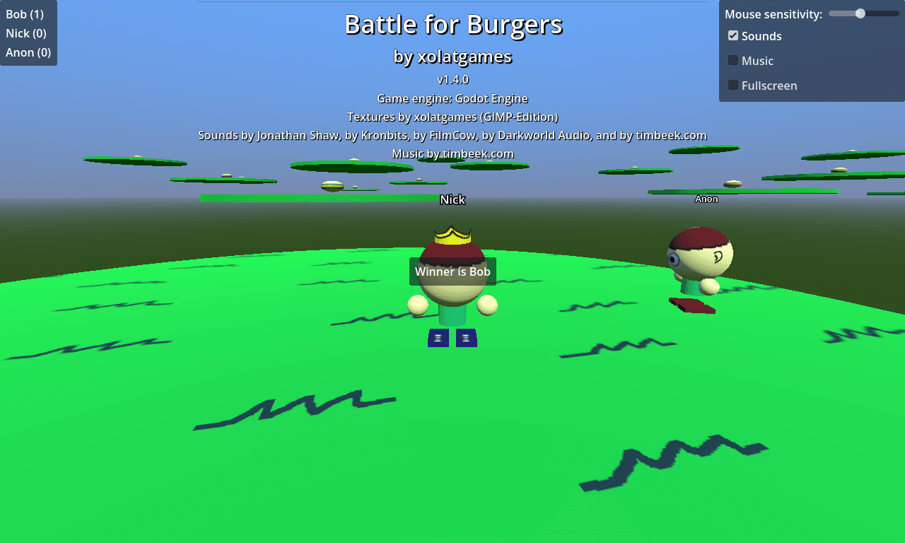 Скриншот 6 — Battle for Burgers 🍔🍔🍔