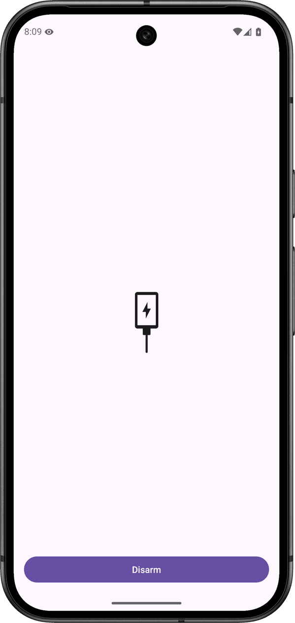 Скриншот 2 — Stay Put - Unplug Alert