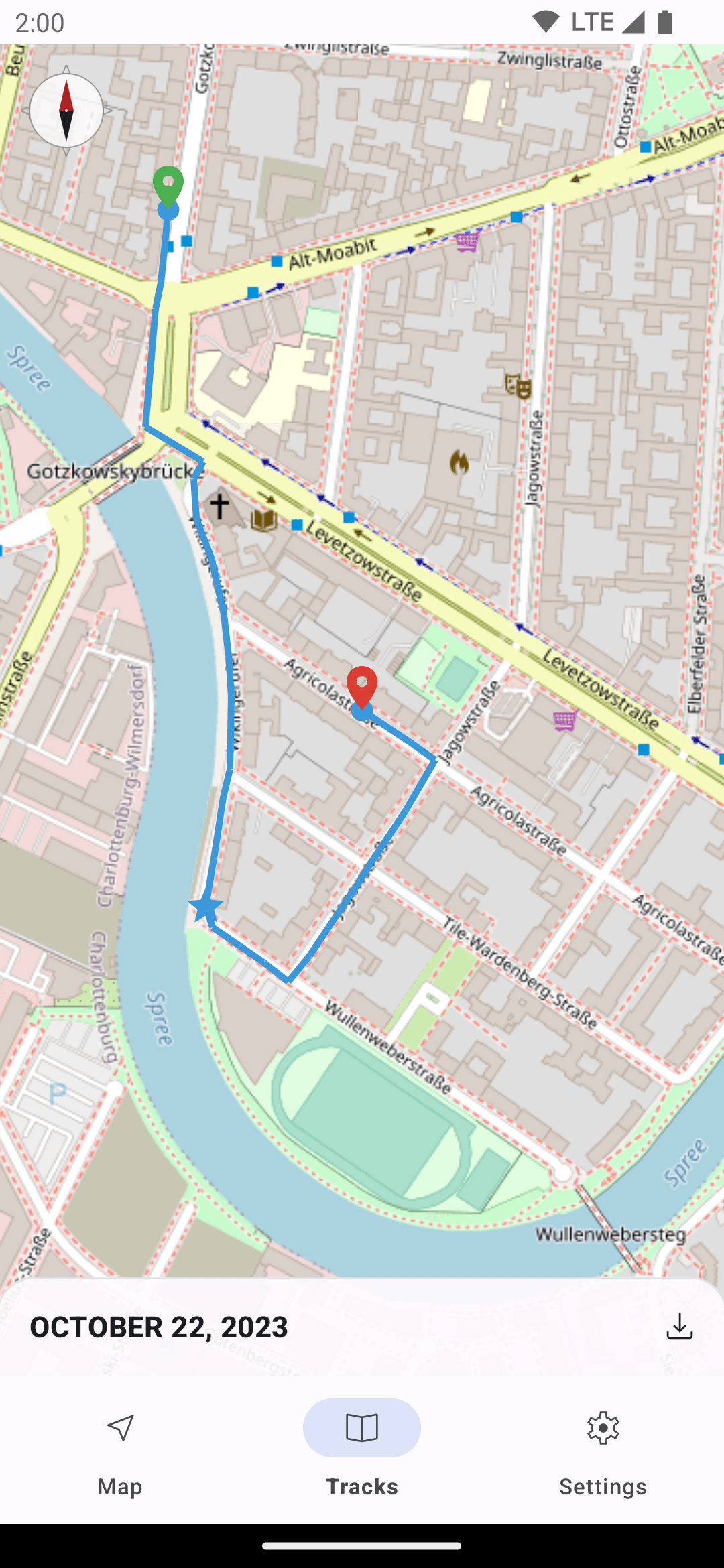 Скриншот 8 — Trackbook - Movement Recorder