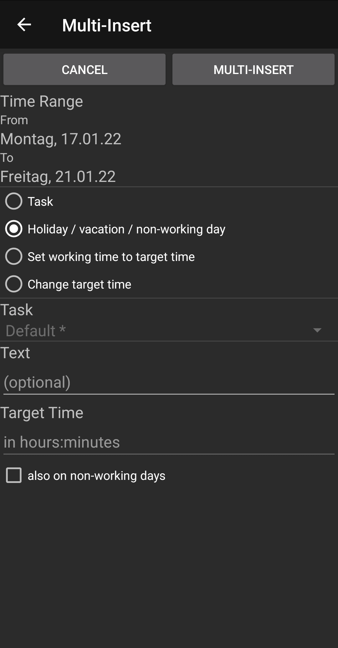 Скриншот 5 — Track Work Time