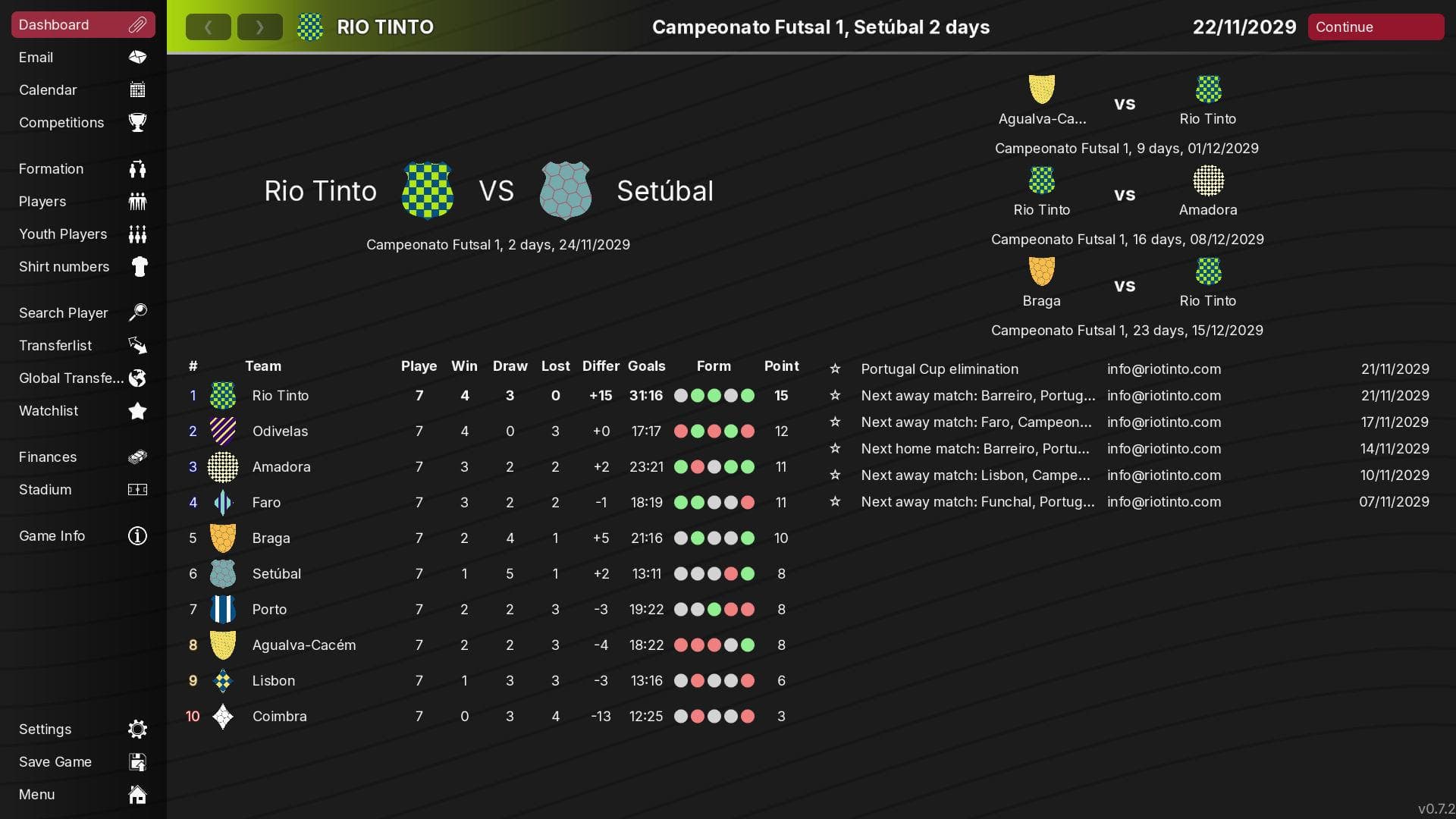 Скриншот 5 — 99Managers Futsal Edition