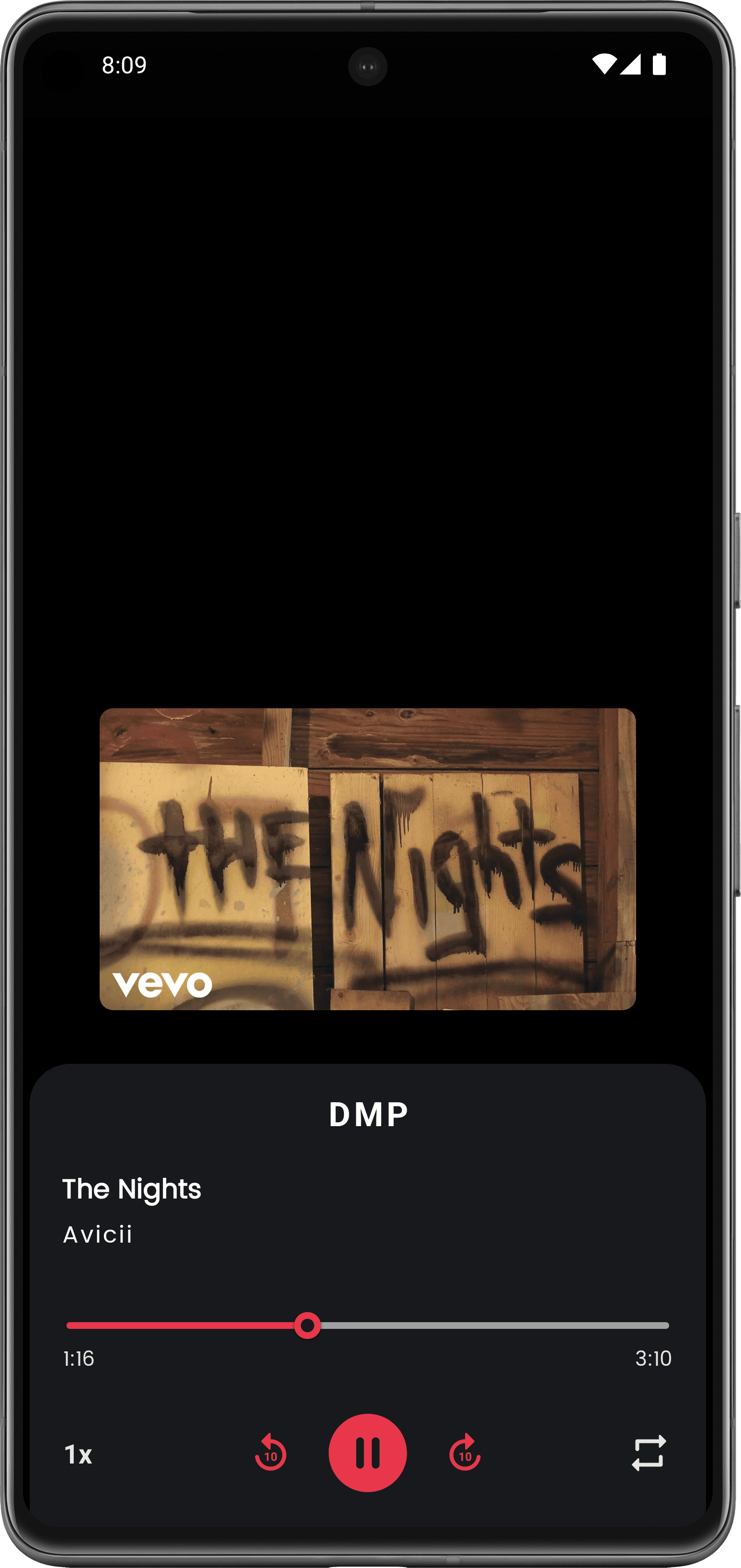 Скриншот 2 — DialogMusicPlayer