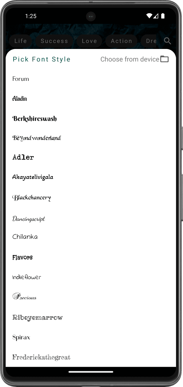 Скриншот 4 — Quotes - Quotes Status Creator