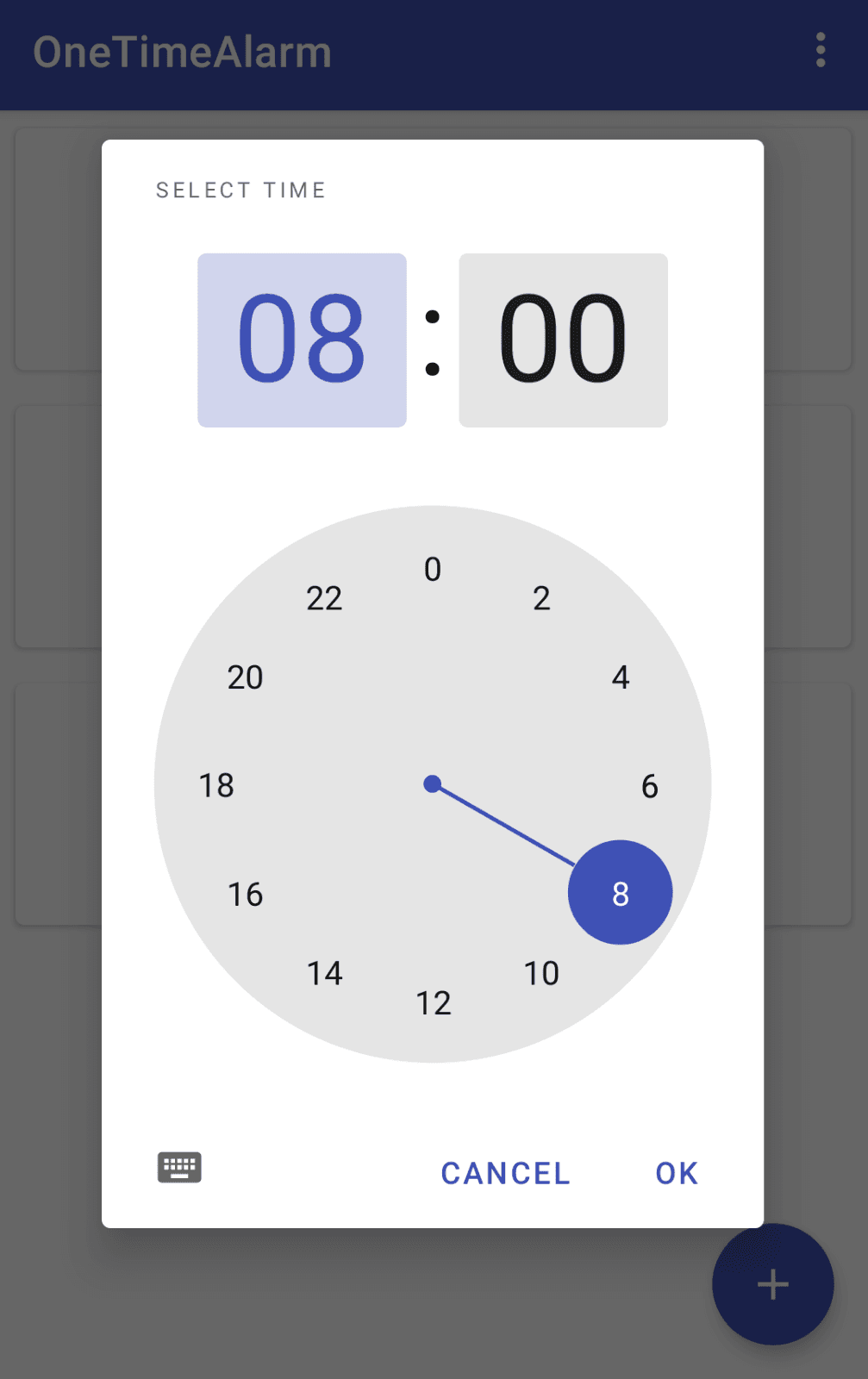 Скриншот 2 — OneTimeAlarm