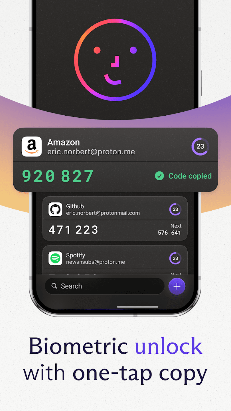 Скриншот 5 — Proton Authenticator