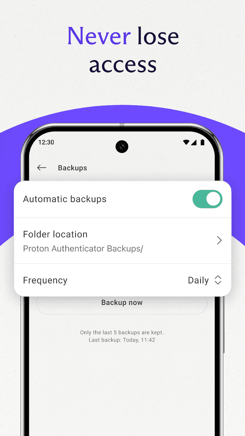 Скриншот 6 — Proton Authenticator