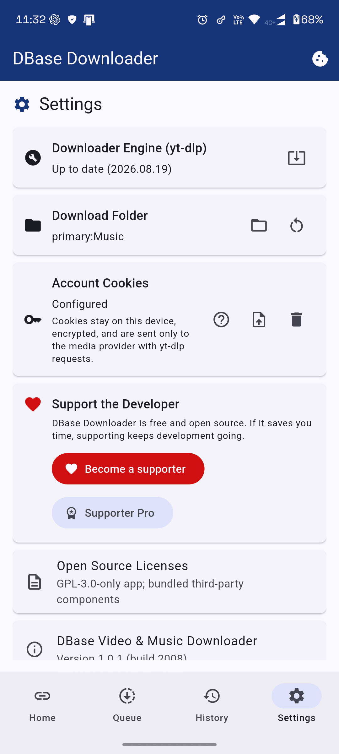 Скриншот 3 — DBase Downloader