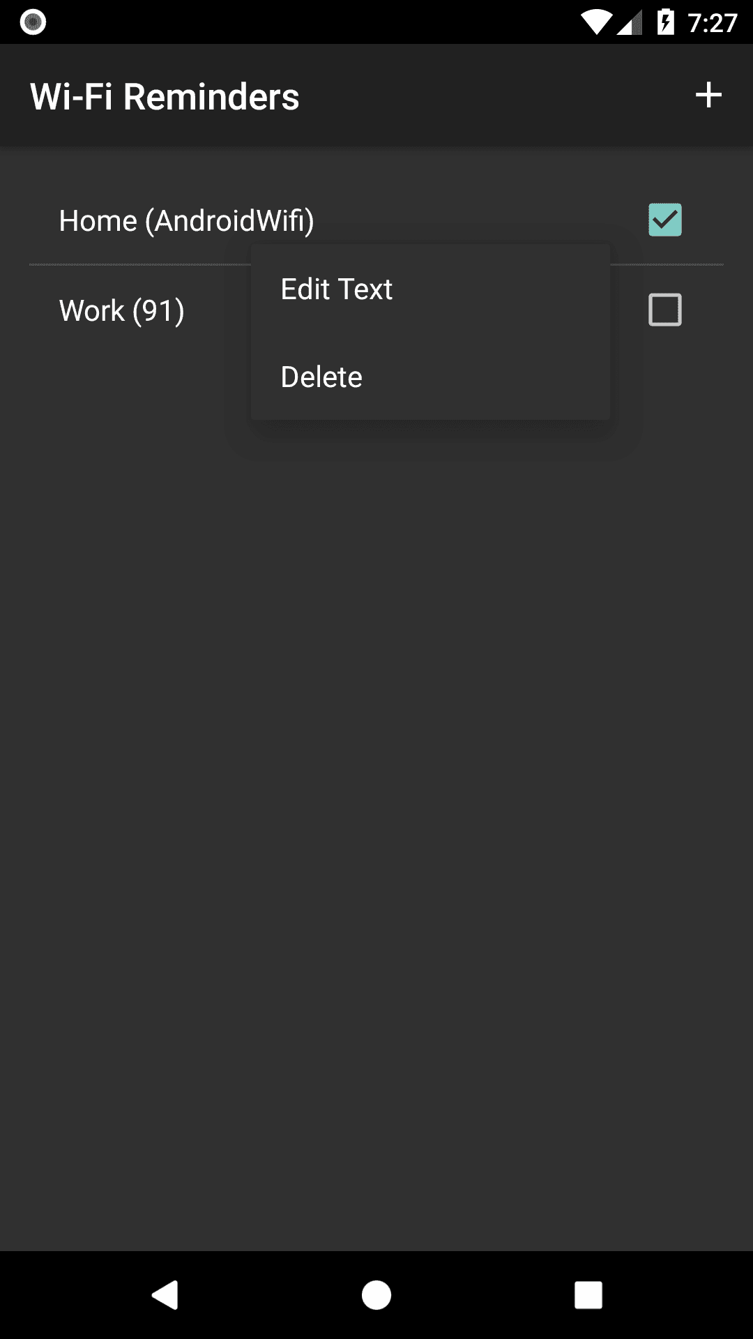 Скриншот 3 — Wi-Fi Reminders