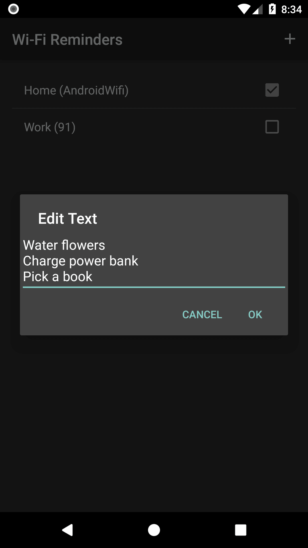 Скриншот 4 — Wi-Fi Reminders