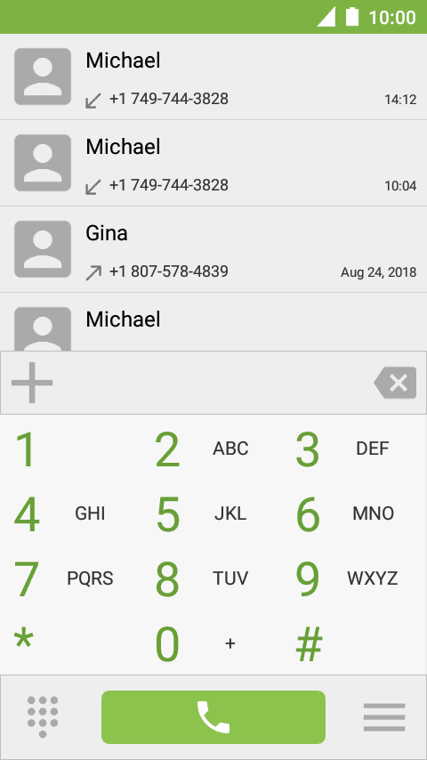 Скриншот 1 — Emerald Dialer