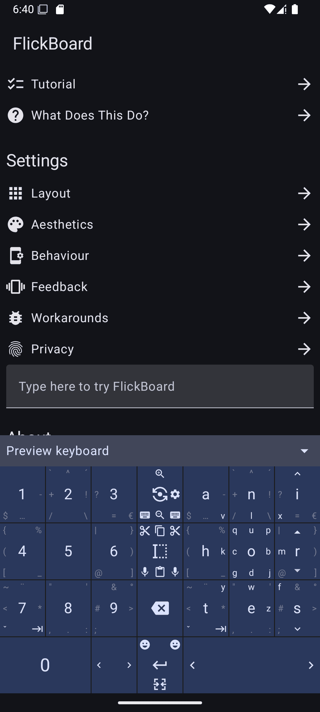 Скриншот 1 — FlickBoard