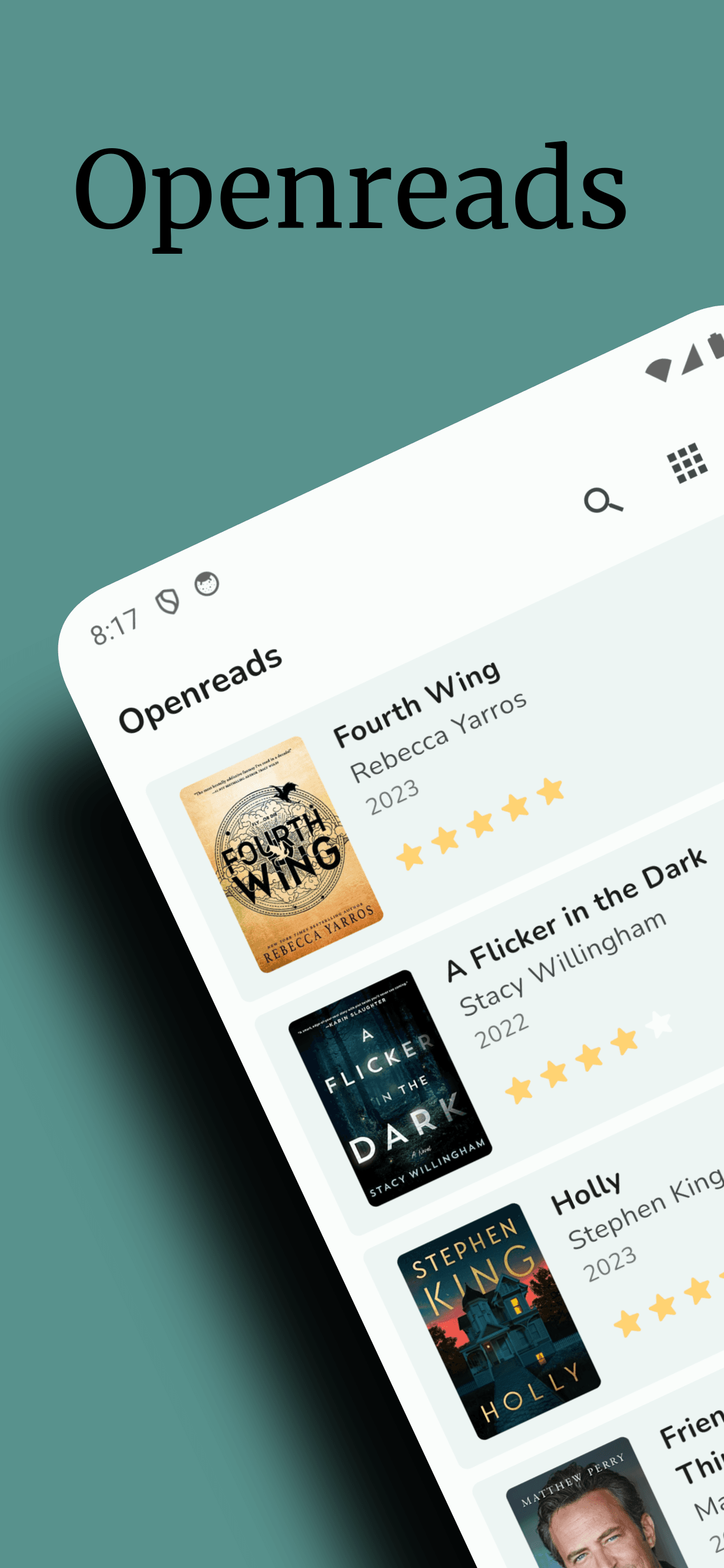 Скриншот 1 — Openreads