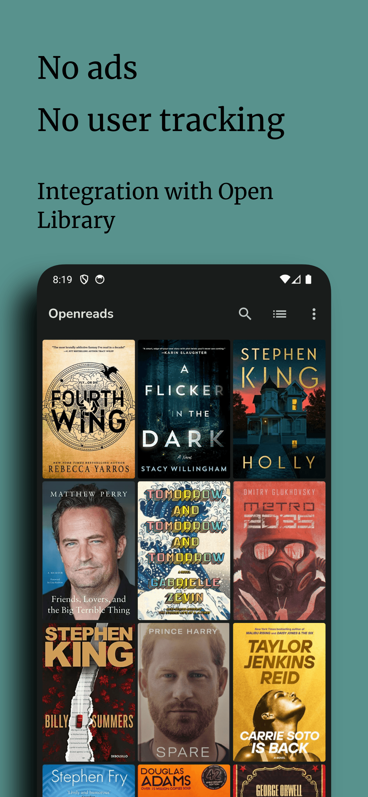 Скриншот 3 — Openreads