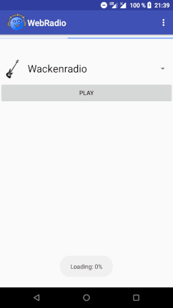 Скриншот 1 — WebRadio
