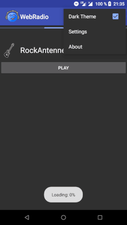 Скриншот 2 — WebRadio