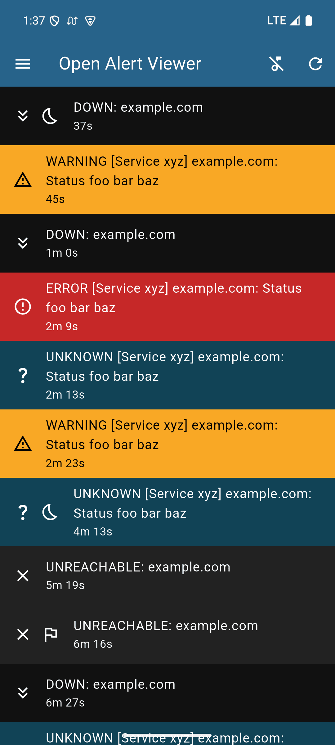 Скриншот 1 — Open Alert Viewer