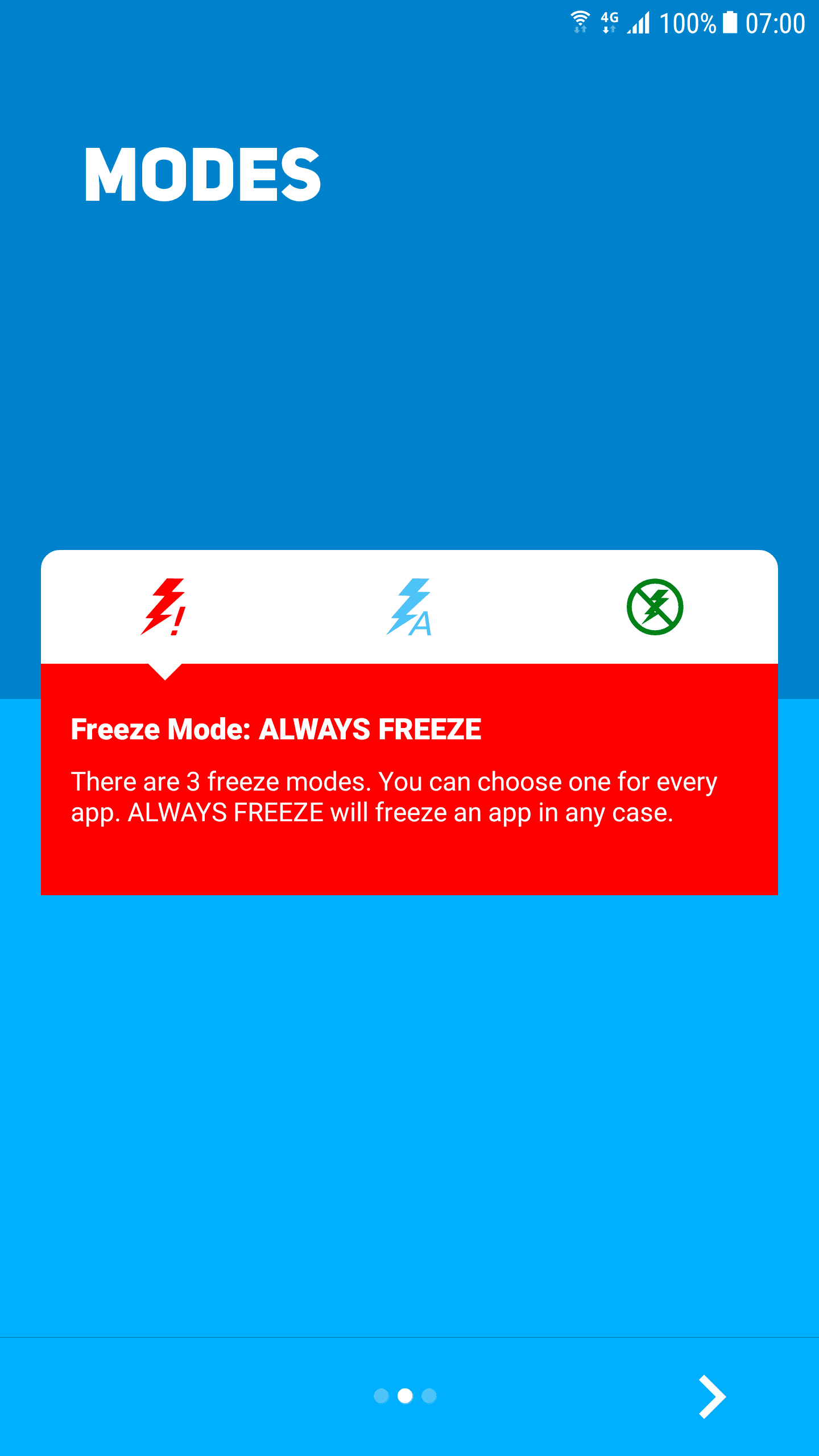 Скриншот 2 — SuperFreezZ остановка программ