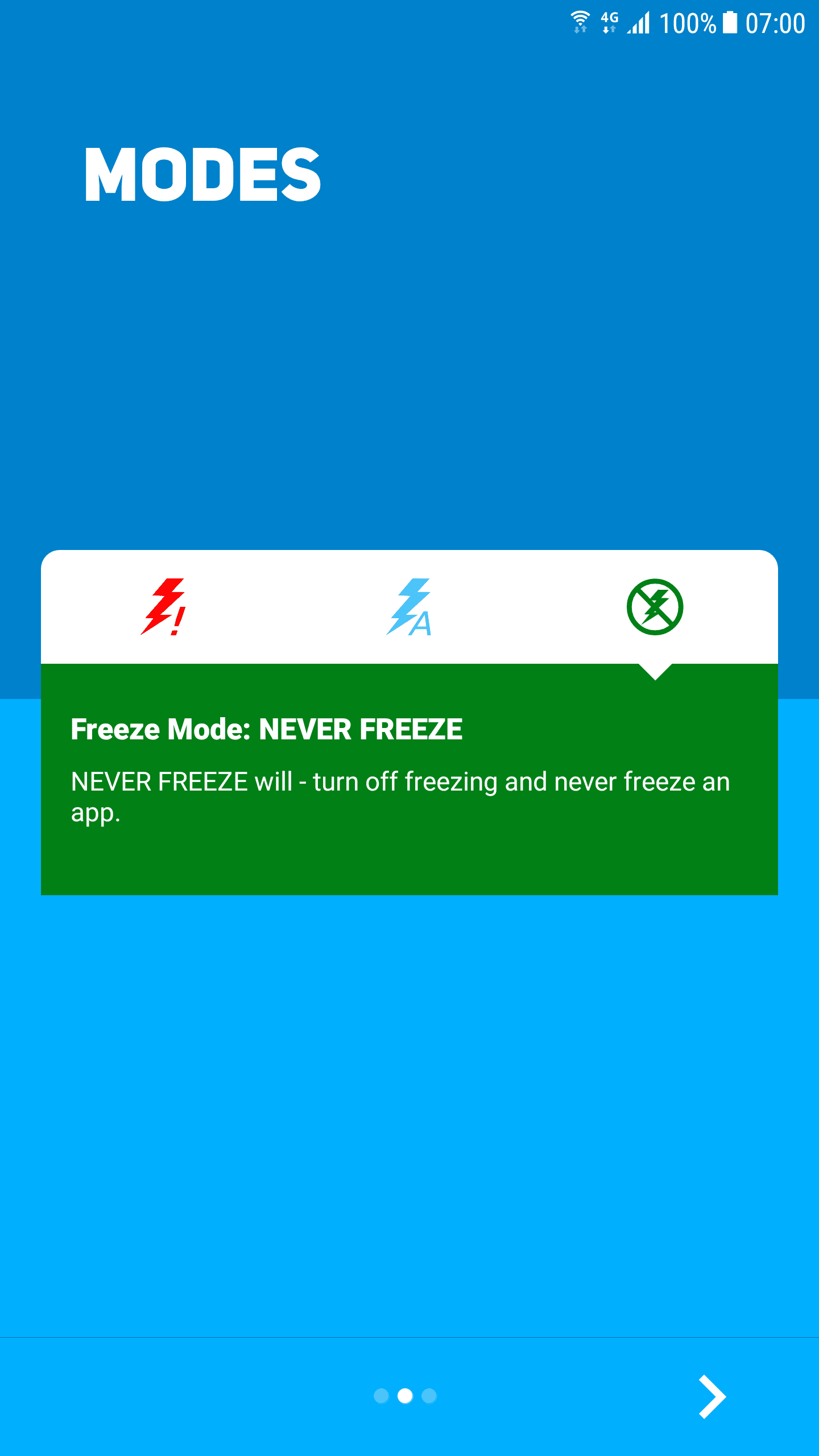 Скриншот 4 — SuperFreezZ остановка программ