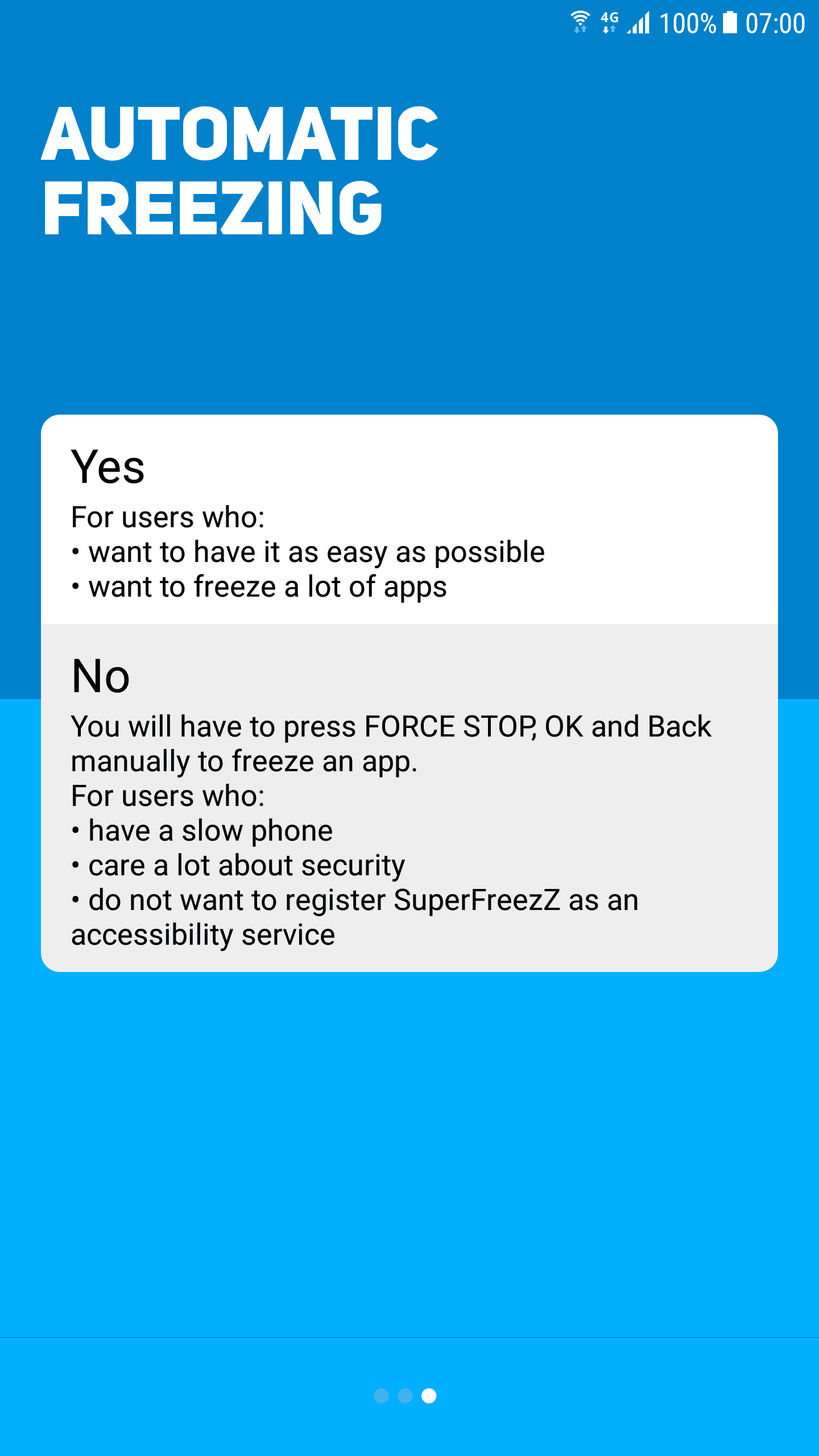 Скриншот 5 — SuperFreezZ остановка программ