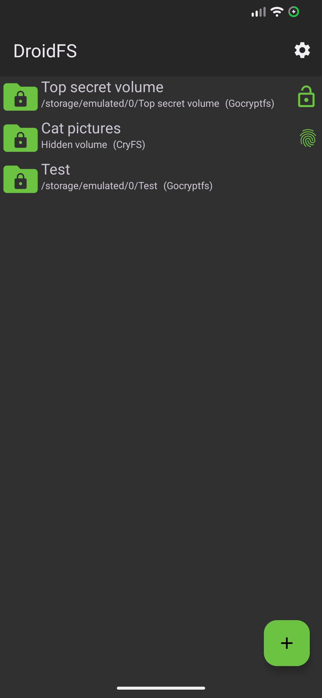 Скриншот 2 — DroidFS