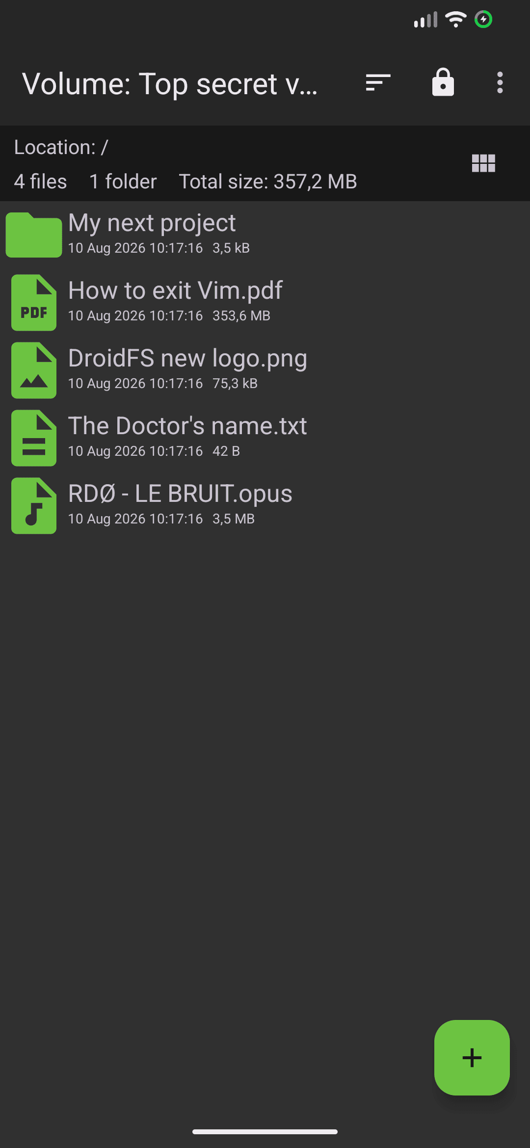 Скриншот 4 — DroidFS