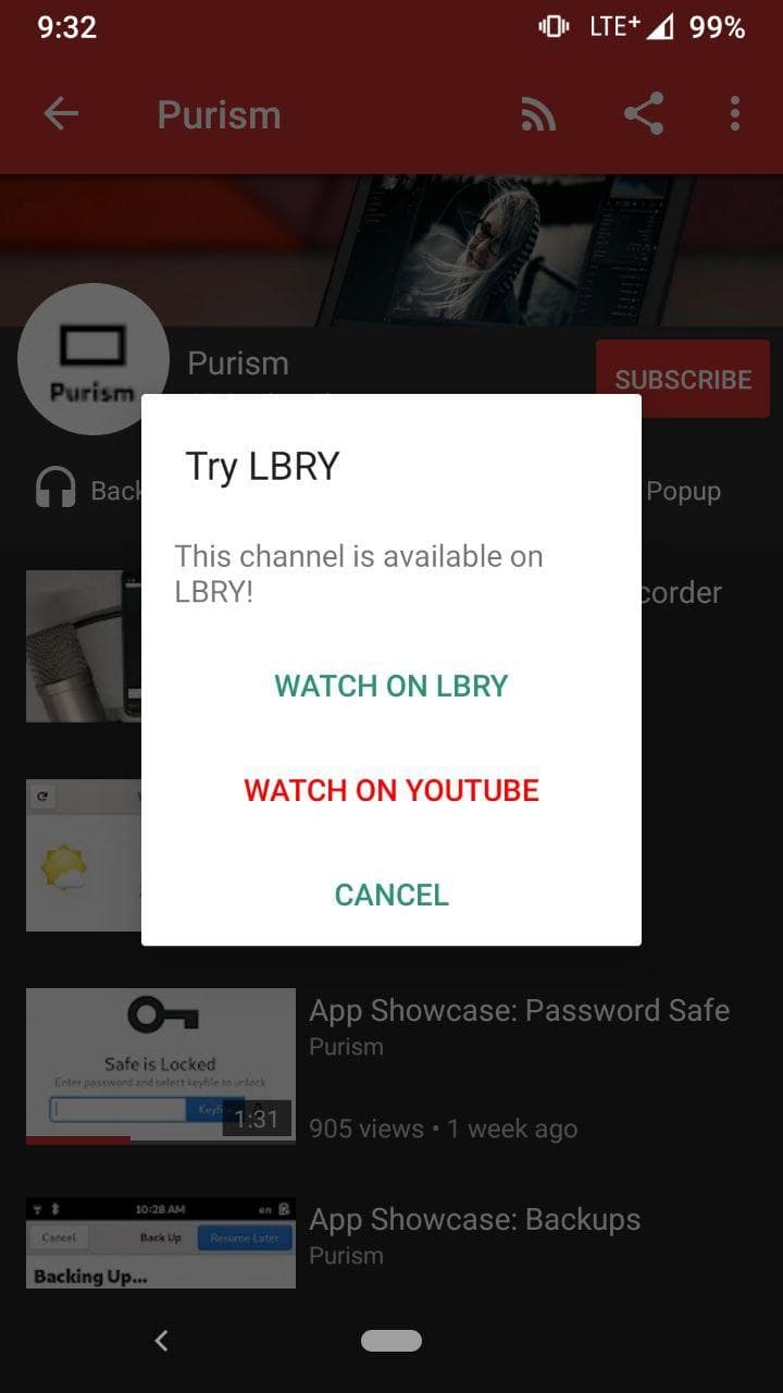 Скриншот 2 — Попробовать LBRY