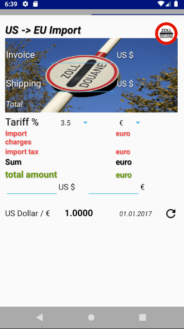 Скриншот 3 — US Travel Converter