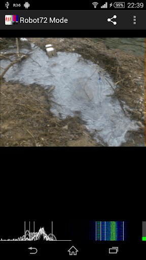 Скриншот 1 — Robot36 - SSTV Image Decoder