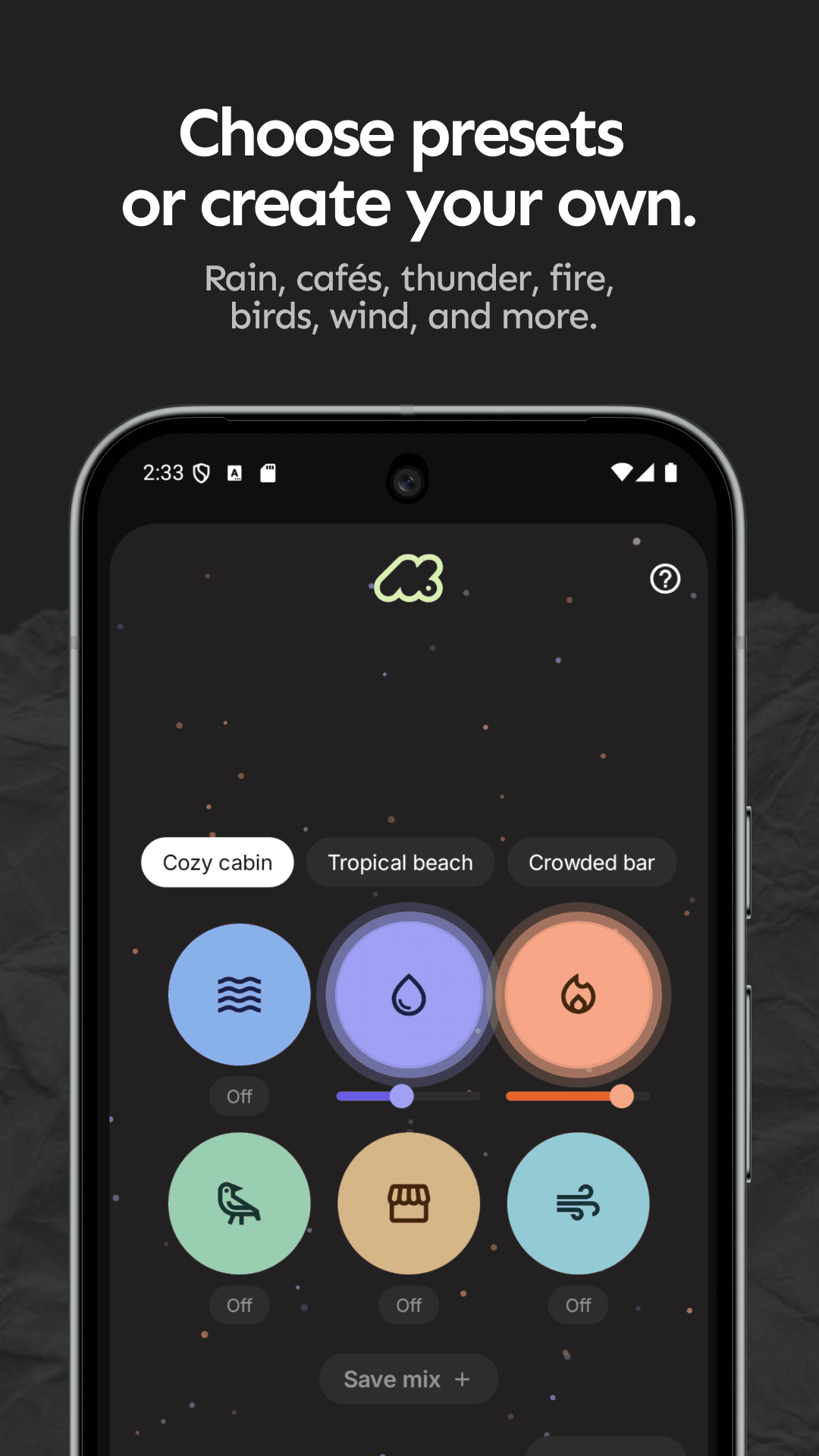 Скриншот 6 — Metiq: noise & ambient sounds