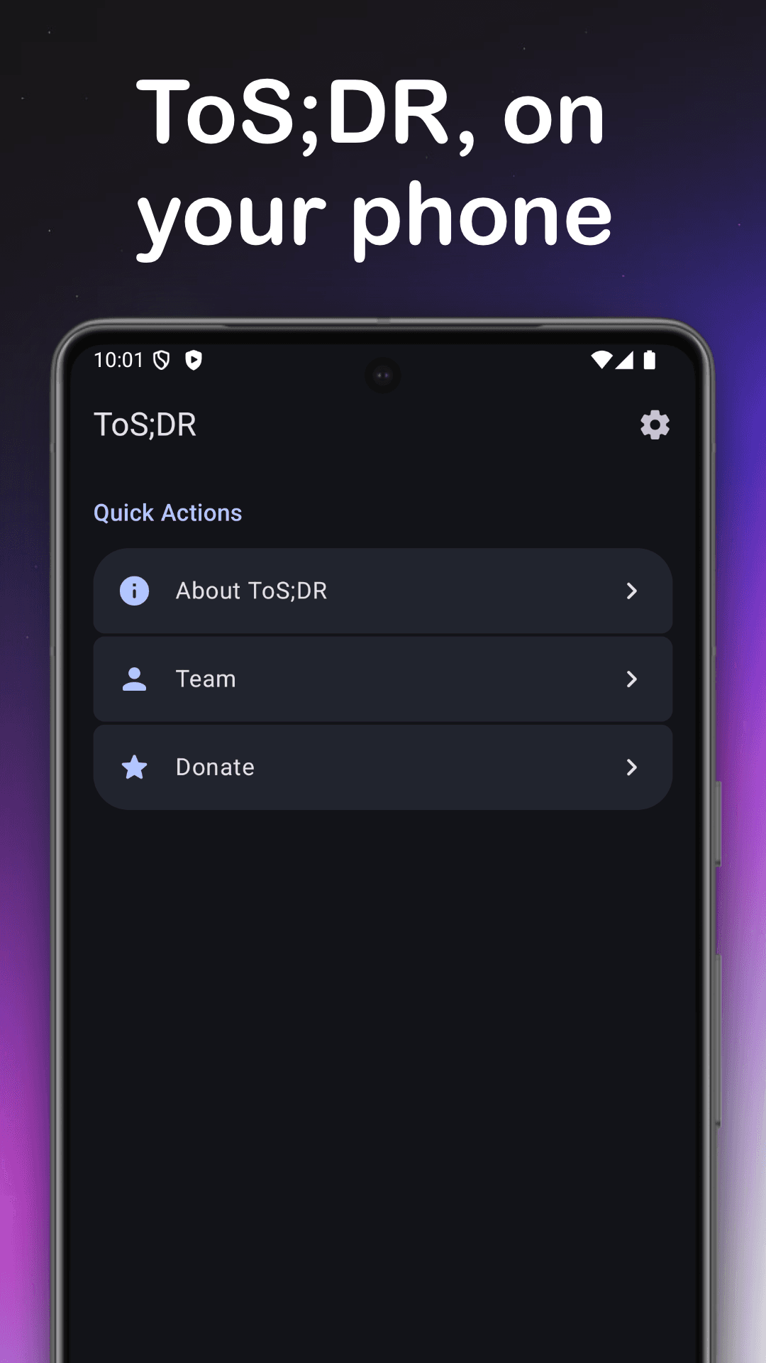 Скриншот 1 — ToS;DR