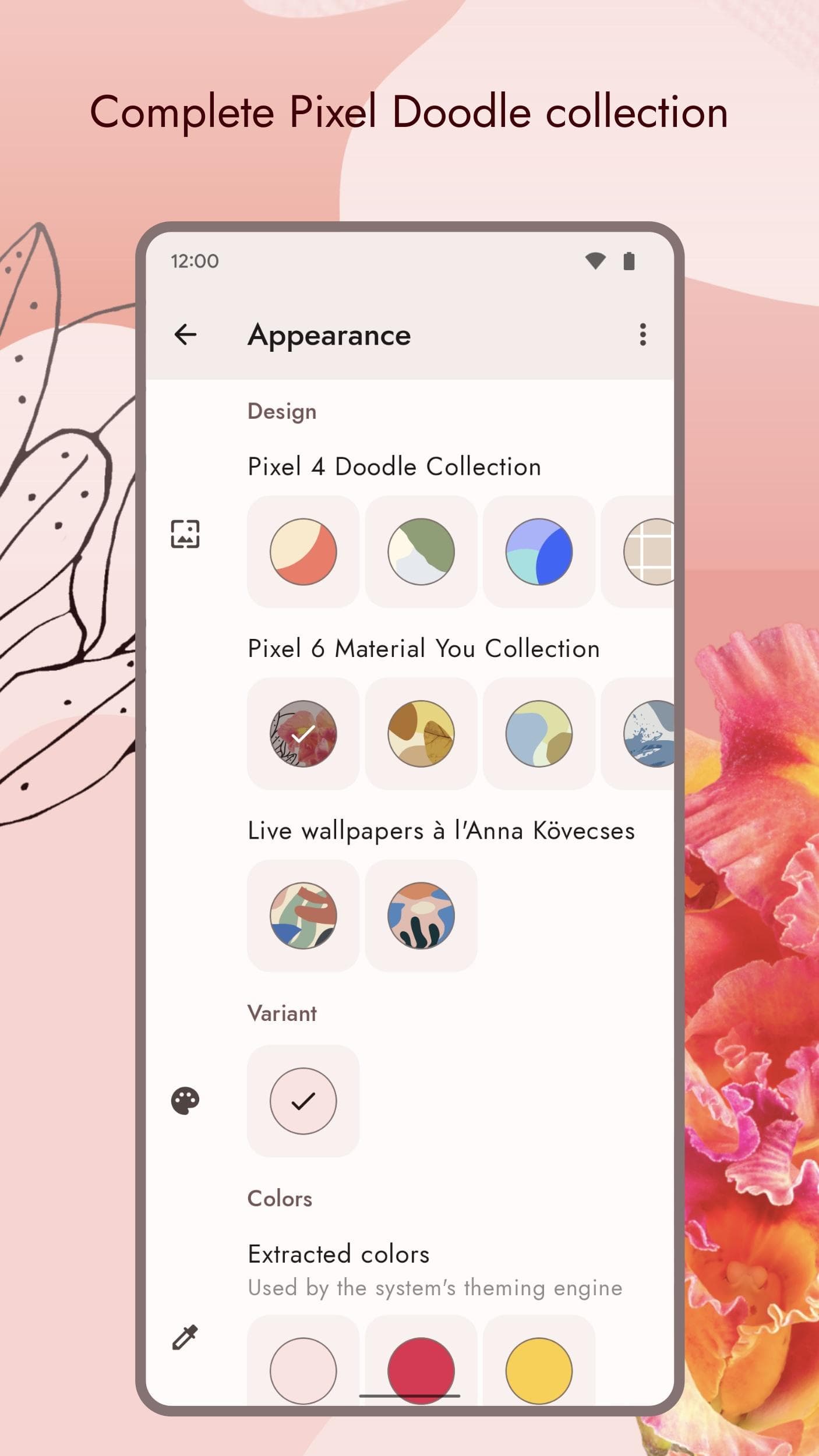 Скриншот 1 — Doodle: Live Wallpapers