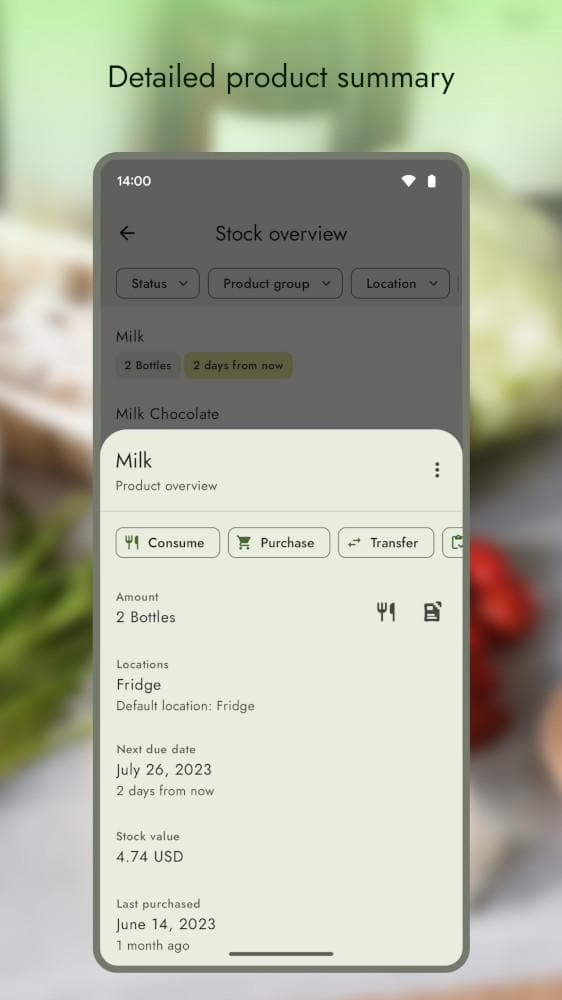 Скриншот 5 — Grocy: Self-hosted Grocery Management